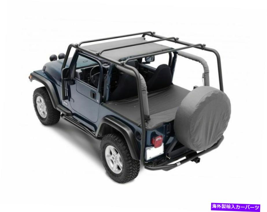 ルーフキャリア Smittybilt SRCヘビーデューティルーフラックマットブラック、ラングラーTJのため。 76713 Smittybilt SRC Heavy Duty Roof Rack-Matte Black, for Wrangler TJ; 76713【並行輸入品】 107,855円