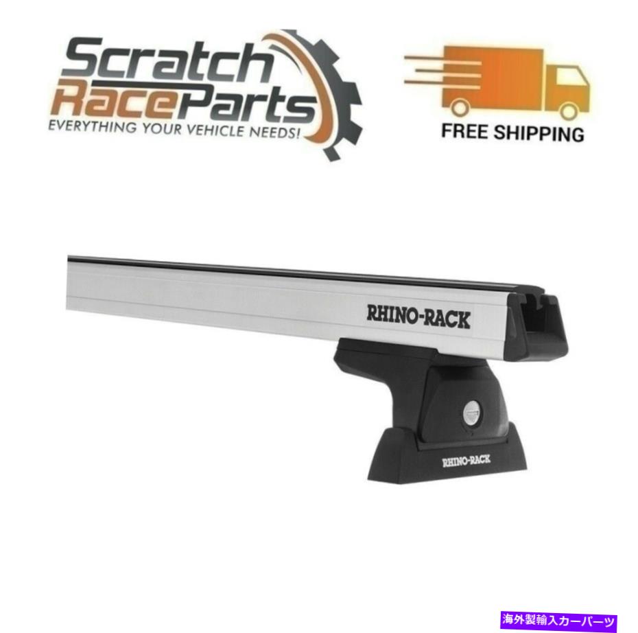 ルーフキャリア JA7940ダッジRAMヘビーデューティRLT600ルーフラックシステムシルバー用のRhinoラック JA7940 Rhino Rack For Dodge Ram Heavy Duty RLT600 Roof Rack System Silver【並行輸入品】