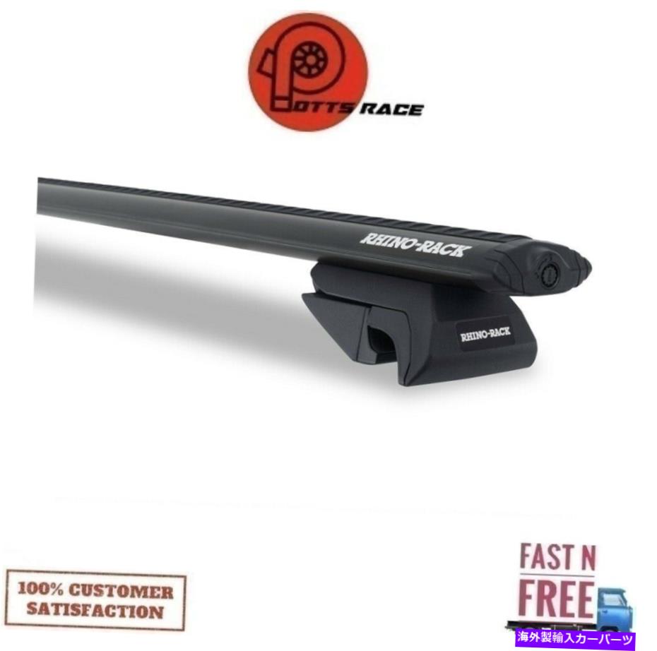 ルーフキャリア Rhino Rack Ja3773 Vortex sx Black2バールーフラック取り外し可能なオーバーハングバー Rhino Rack JA3773 Vortex SX Black 2 Bar Roof Rack Removable Overhang Bar【並行輸入品】