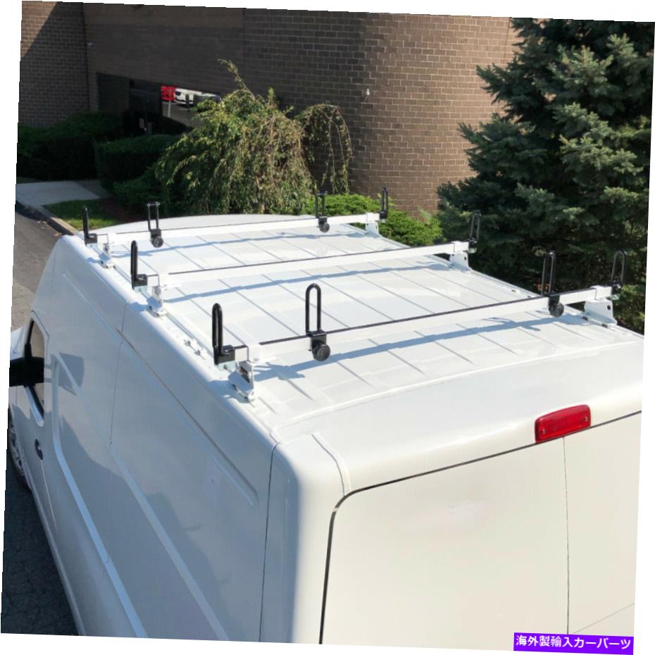 ルーフキャリア ヘビーデューティー3バーGFYラダールーフラックは日産NVカーゴバンハイルーフに適合します Heavy Duty 3 Bar GFY ladder roof rack Fits Nissan NV Cargo Van High Roof【並行輸入品】