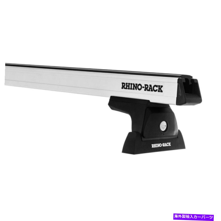 ルーフキャリア Rhino-rack y01-130-ntヘビーデューティシルバートラックルーフラックシステムなし Rhino-Rack Y01-130-NT Heavy Duty Silver No Track Roof Rack System【並行輸入品】