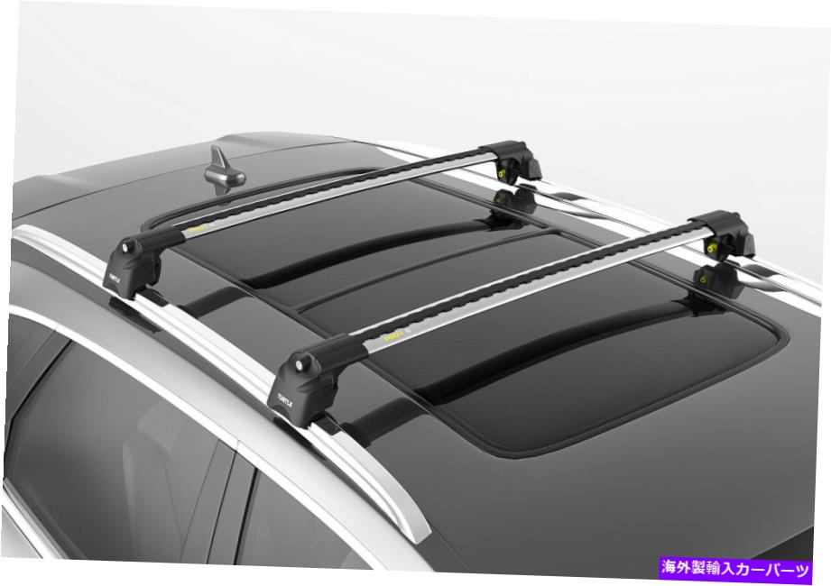 ルーフキャリア 2個のPC、タートルシルバーエアV2ルーフレールラックレクサスUX用クロスバー、UXハイブリッド 2 Pcs, Turtle Silver Air V2 Roof Rail Racks Cross Bar for Lexus UX, UX Hybrid【並行輸入品】｜Us Custom Parts Shop USDM
