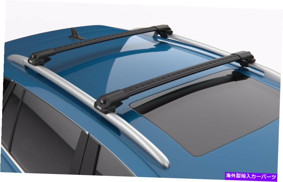 ルーフキャリア タートルブラックエアv1アウディA4アバンb5、b6、b7用高品質のルーフラッククロスバー Turtle Black Air V1 High Quality Roof Rack Cross Bar for Audi A4 Avant B5,B6,B7【並行輸入品】