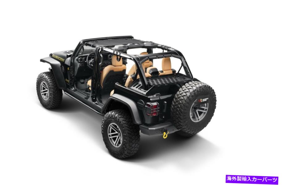 ルーフキャリア フィット18-22ラングラー（JL）：インテリアストレージラックラグリッジリッジリフトキットサスペンス Fits 18-22 Wrangler (JL): Interior Storage Rack Rugged Ridge Lift Kit-Suspension【並行輸入品】