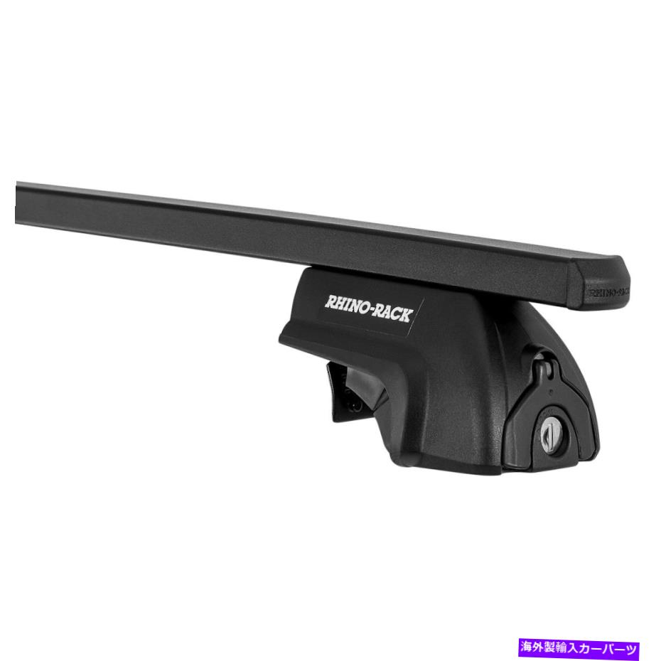 ルーフキャリア レクサスLX600 2022 RHINO-RACK EUROSXブラックルーフラックシステム For Lexus LX600 2022 Rhino-Rack Euro SX Black Roof Rack System【並行輸入品】