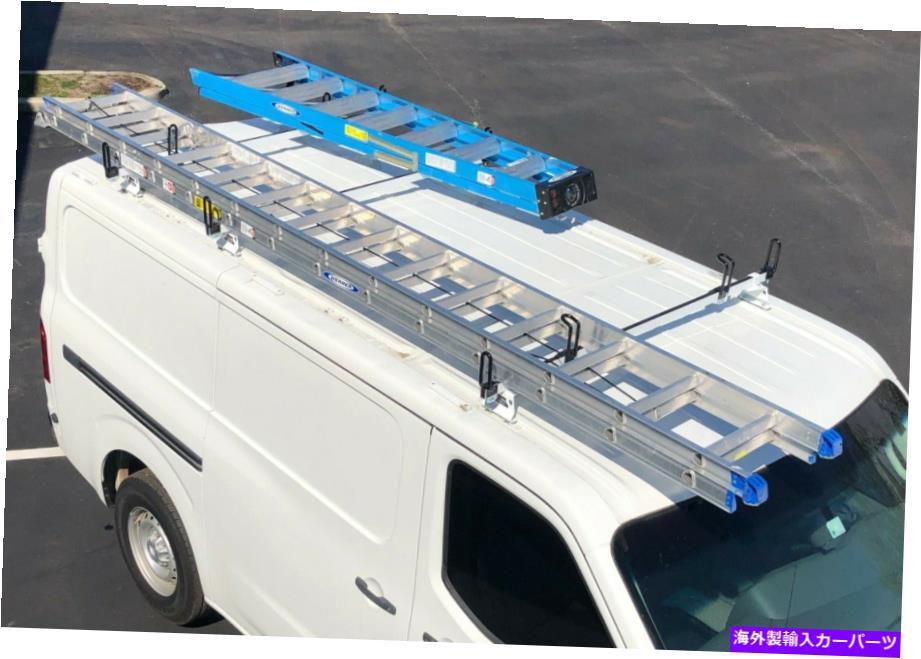 ルーフキャリア ヘビーデューティー3バーラダールーフラックフィット：日産NV標準貨物バンすべてのモデル Heavy Duty 3 Bar ladder roof rack Fits: Nissan NV Standard Cargo Vans all models【並行輸入品】