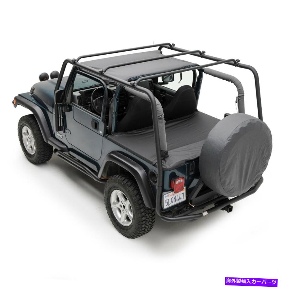 ルーフキャリア Smittybilt 76713 SRCルーフラックは97-06ラングラー（TJ）に適合します Smittybilt 76713 SRC Roof Rack Fits 97-06 Wrangler (TJ)【並行輸入品】