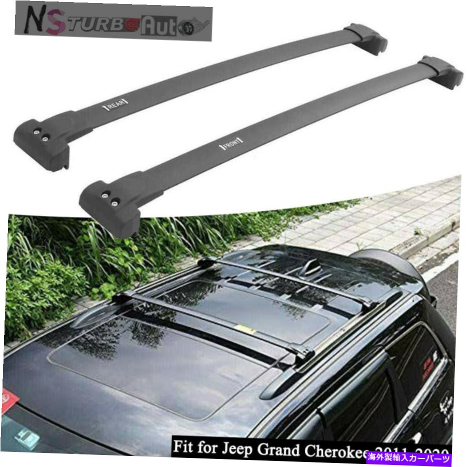 ルーフキャリア 2PCSルーフレールラッククロスバーグランドチェロキー2011-2021のクロスバーフィット 2Pcs Roof Rail Rack Cross Bars Crossbar Fits for Grand Cherokee 2011-2021【並行輸入品】