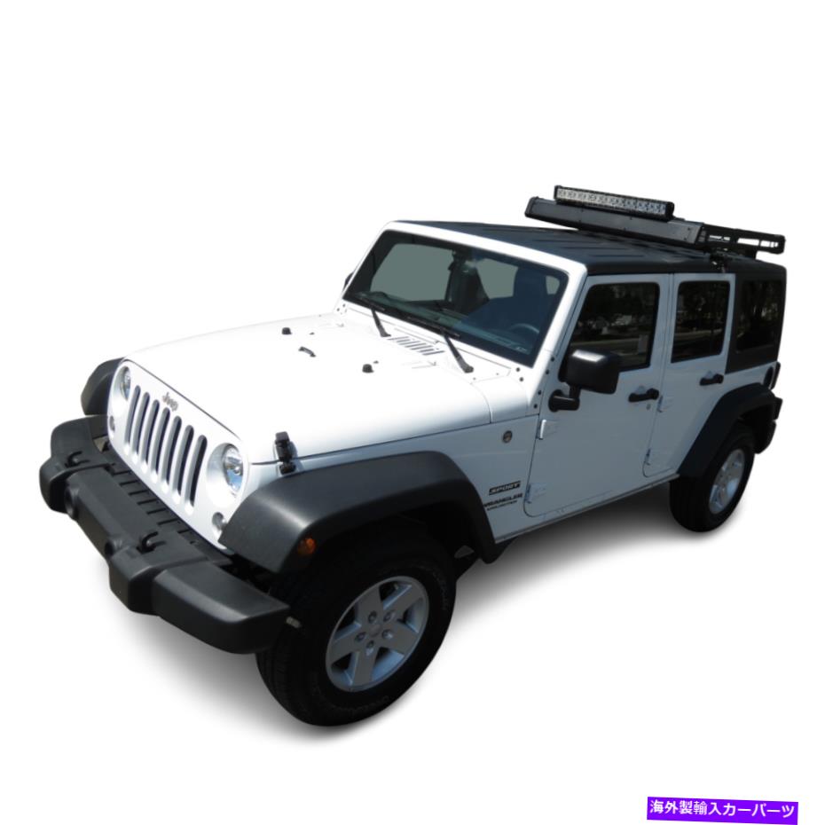 ルーフキャリア Vanguard Black無名のルーフラック|フィット07-18ラングラーJK Vanguard Black Unnamed Roof Rack | Fits 07-18 Wrangler JK【並行輸入品】