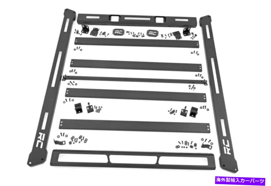 ルーフキャリア 18-22ジープJLラングラー10612のLEDライト付きラフカントリールーフラックシステム Rough Country Roof Rack System w/o LED Lights for 18-22 Jeep JL Wrangler 10612【並行輸入品】|Us Custom Parts Shop USDM