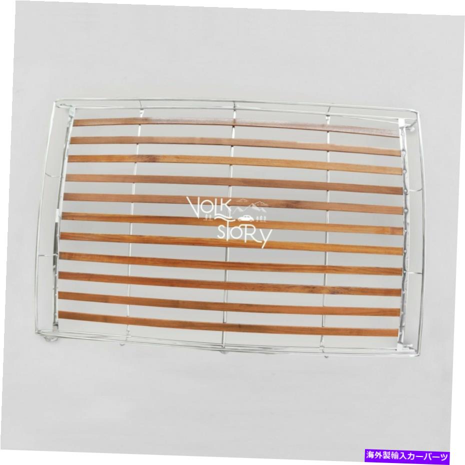 ルーフキャリア VWフォルクスワーゲンタイプ3スクエアバックルーフラックウッドステンレススチール解体 VW Volkswagen Type 3 Squareback Roof Rack wood stainless steel Dismantled【並行輸入品】