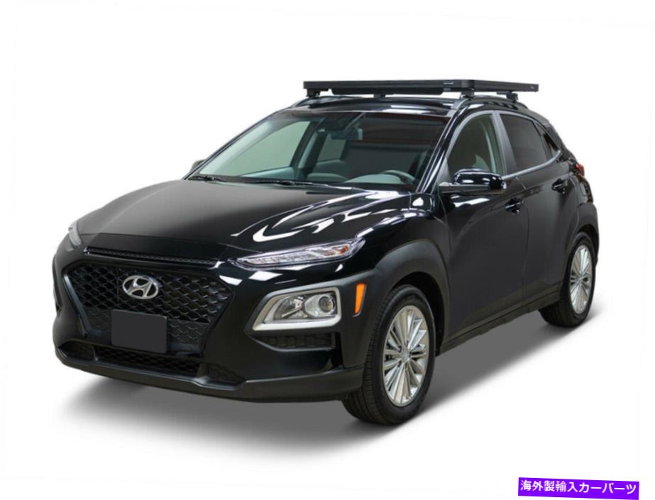 ルーフキャリア Slimline IIルーフレールラックキットヒュンダイコナ（2018-Current）と互換性 Slimline II Roof Rail Rack Kit compatible with Hyundai Kona (2018-Current)【並行輸入品】