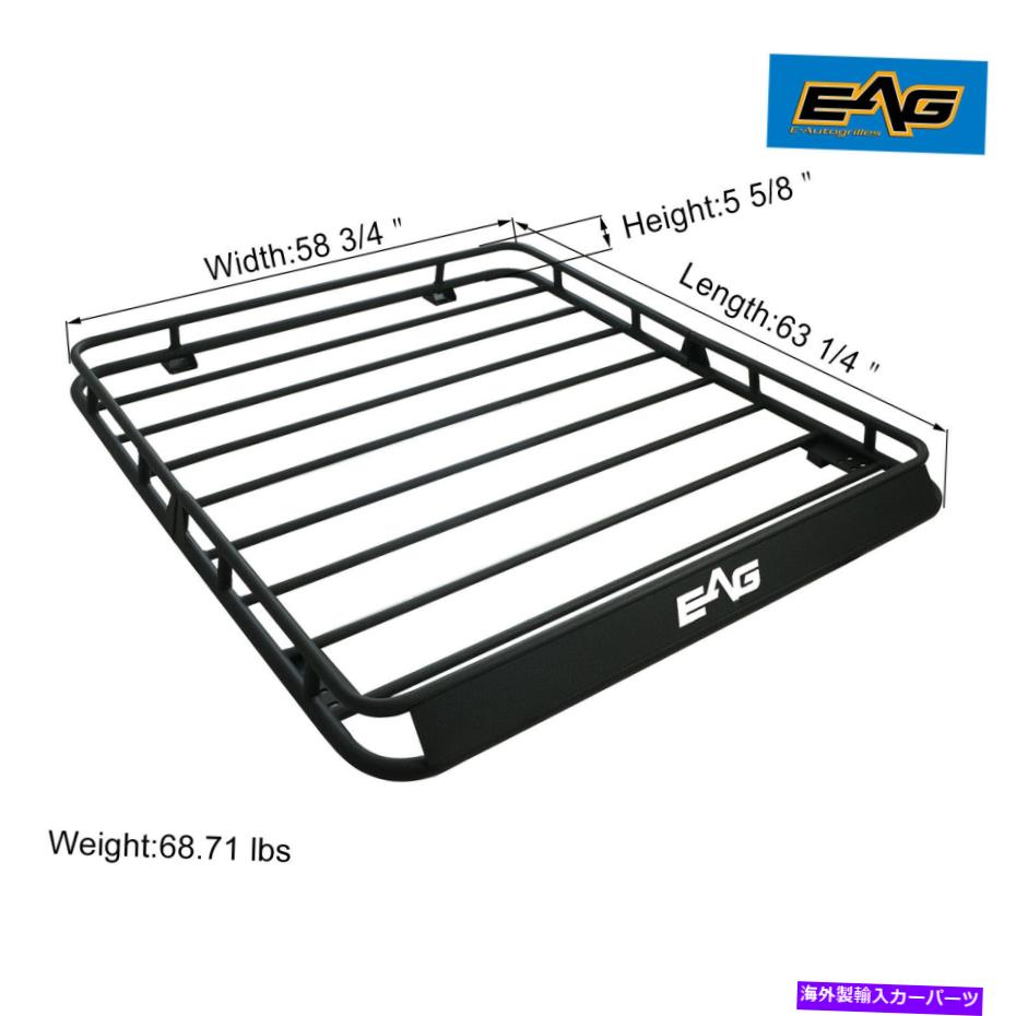 ルーフキャリア EAGフィット07-18ジープラングラーJK 2/4ドアルーフラック貨物輸送業者W/ Wind Fairing EAG Fits 07-18 Jeep Wrangler JK 2/4 Door Roof Rack Cargo Carrier W/ Wind Fairing【並行輸入品】｜Us Custom Parts Shop USDM