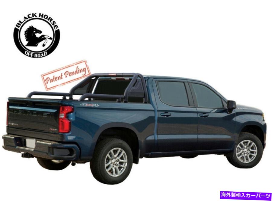 ルーフキャリア ブラックホースフィット19-22日産タイタンXDロールバーベッド貨物介護ヘッドルーフラック Black Horse Fits 19-22 Nissan Titan XD Roll Bar Bed Cargo Carier Head Roof Rack【並行輸入品】