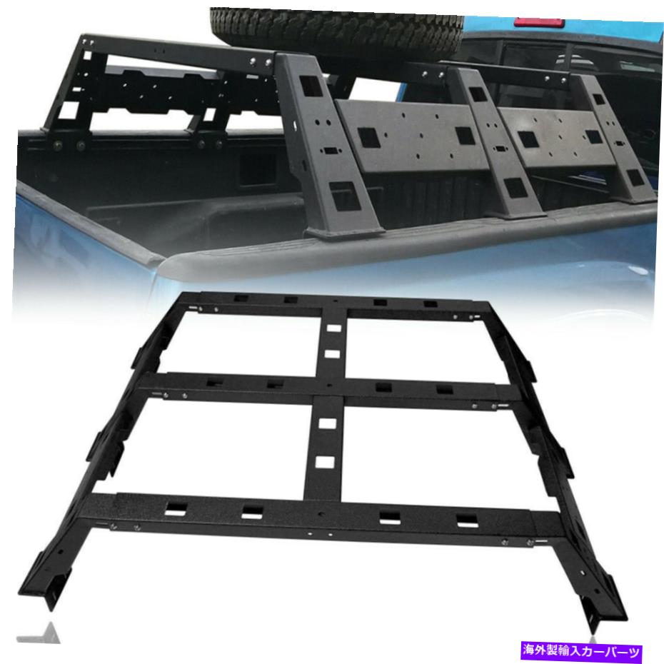 ルーフキャリア マックス11.7 "ハイベッドラックトップ荷物キャリアマットブラックトヨタタコマ05-22 MAX 11.7" High Bed Rack Top Luggage Carrier Matte Black for Toyota Tacoma 05-22【並行輸入品】|Us Custom Parts Shop USDM