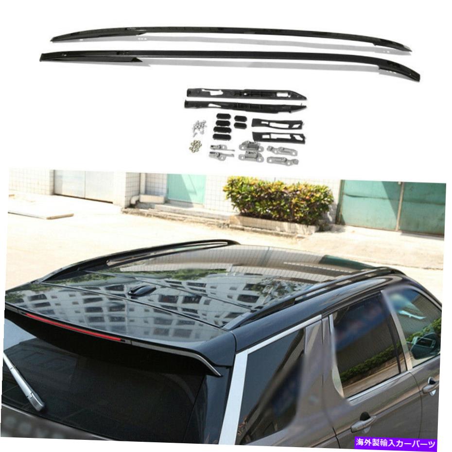 ルーフキャリア ディスカバリースポーツ2015-2019グロスブラックルーフレール荷物ラック荷物キャリア For Discovery Sport 2015-2019 Gloss Black Roof Rail Luggage Rack Luggage Carrier【並行輸入品】