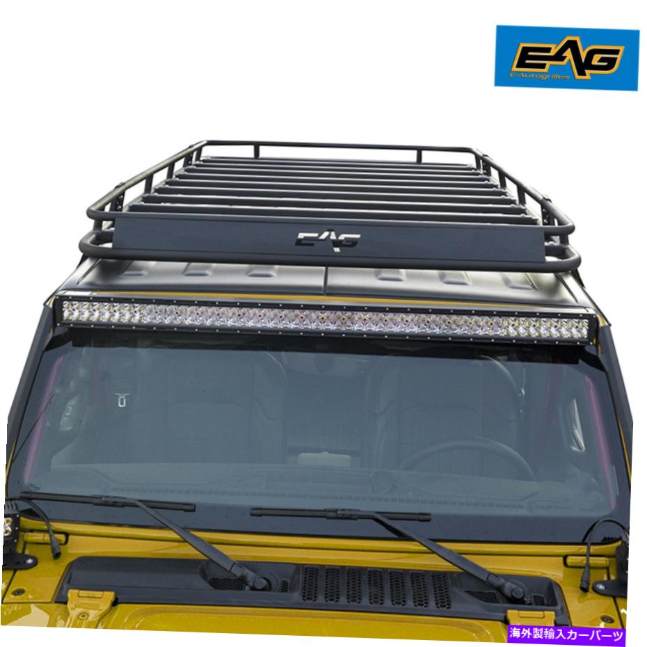 ルーフキャリア EAG組み立てられたフルレングスルーフラック4ドアフィット18-22ジープラングラーJL EAG Assembled Full Length Roof Rack 4 Door Fits 18-22 Jeep Wrangler JL【並行輸入品】