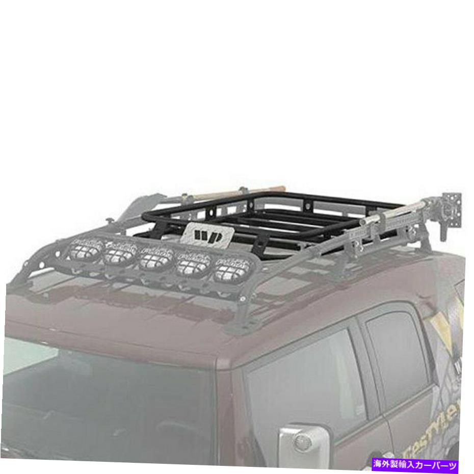 ルーフキャリア トヨタFJクルーザー2007-2012ウォリアー3810ドロップインルーフカーゴバスケット For Toyota FJ Cruiser 2007-2012 Warrior 3810 Drop-In Roof Cargo Basket【並行輸入品】