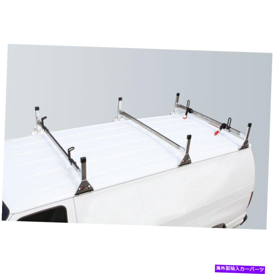 ルーフキャリア vantech H1ステンレス3バーラッダーラックシステムGMC Savana 1996-2017 Vantech H1 STAINLESS 3 Bar Ladder Rack System For GMC Savana 1996-2017【並行輸入品】 137,335円