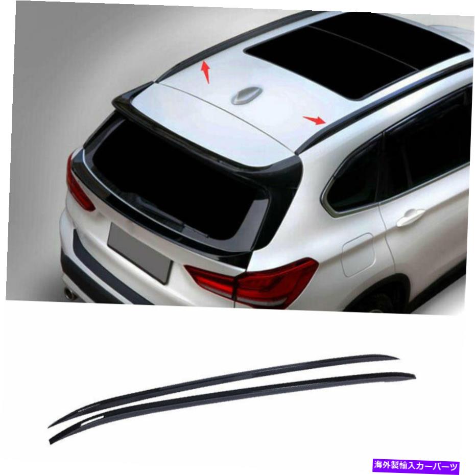 ルーフキャリア BMW X1 F48 2016-2020 2021 Black Abs Top Roof Cargo Rack Cross Bars 2PCSに適しています Fit For BMW X1 F48 2016-2020 2021 Black ABS Top Roof Cargo Rack Cross Bars 2PCS【並行輸入品】