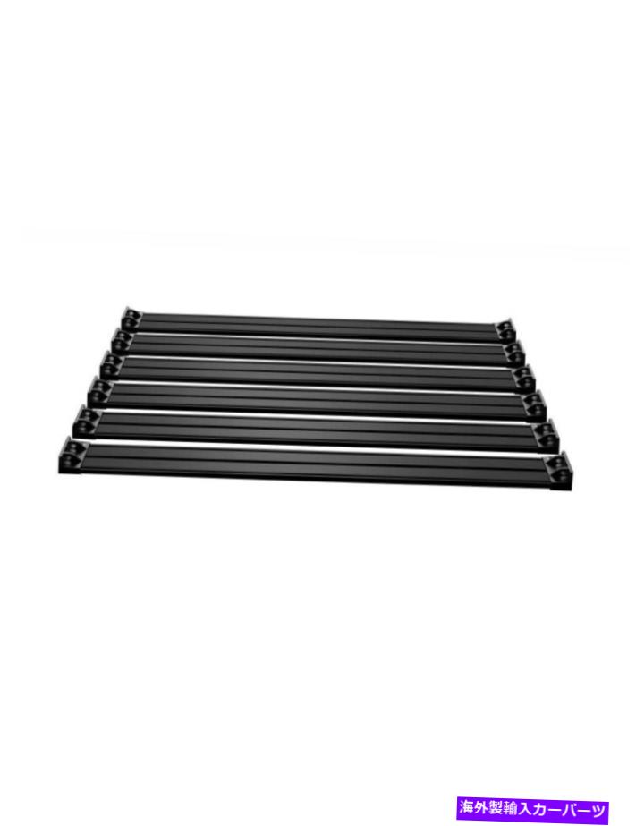 ルーフキャリア Teraflex Neboルーフラックフロアスラットキットブラック、ジープJK 4DR用。 4722060 Teraflex Nebo Roof Rack Floor Slat Kit-Black, for Jeep JK 4dr; 4722060【並行輸入品】
