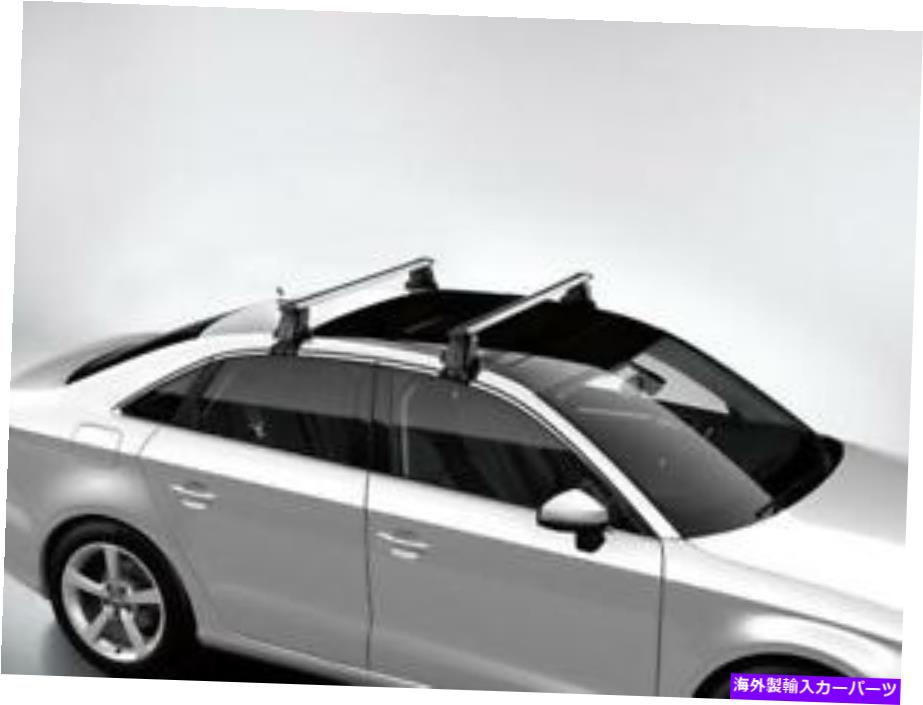 ルーフキャリア Audi A3/S3/RS3（2015-2019）ファクトリーOEMルーフラックベースキャリアバー-8V5071126 Audi A3/S3/RS3 (2015-2019) Factory OEM Roof Rack Base Carrier Bars - 8V5071126【並行輸入品】