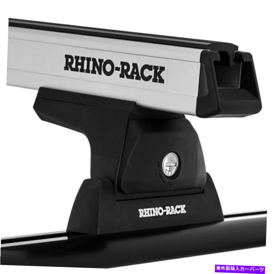 ルーフキャリア トヨタ・ツンドラのために07-21 Rhino-rackヘビーデューティRLT600シルバールーフラックシステム For Toyota Tundra 07-21 Rhino-Rack Heavy Duty RLT600 Silver Roof Rack System【並行輸入品】