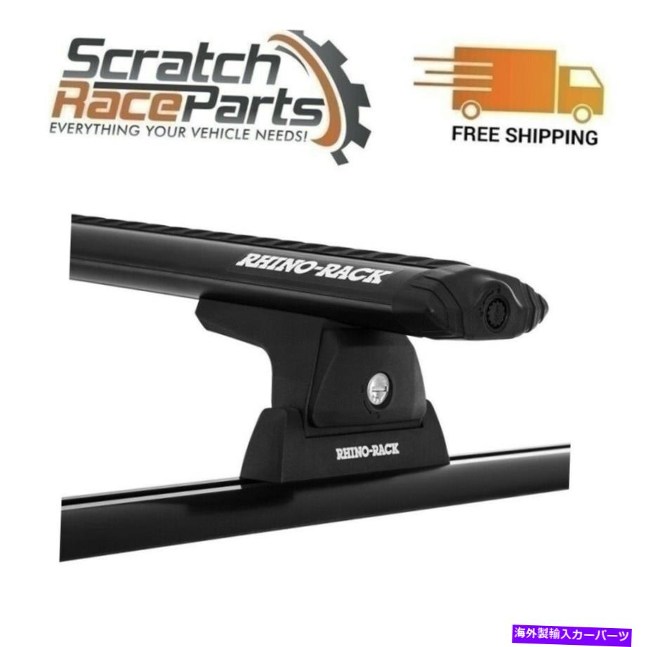 ルーフキャリア Y02-500B Rhino Rack Vortexトラックマウントルーフラックシステムブラックユニバーサル Y02-500B Rhino Rack Vortex Track Mount Roof Rack System Black Universal【並行輸入品】