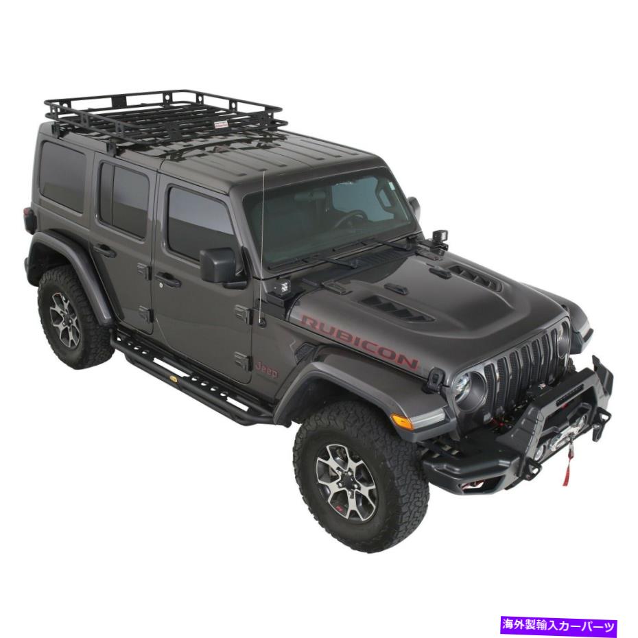 ルーフキャリア Smittybilt 45454JLディフェンダールーフラックは18-20ラングラー（JL）に適合します Smittybilt 45454JL Defender Roof Rack Fits 18-20 Wrangler (JL)【並行輸入品】