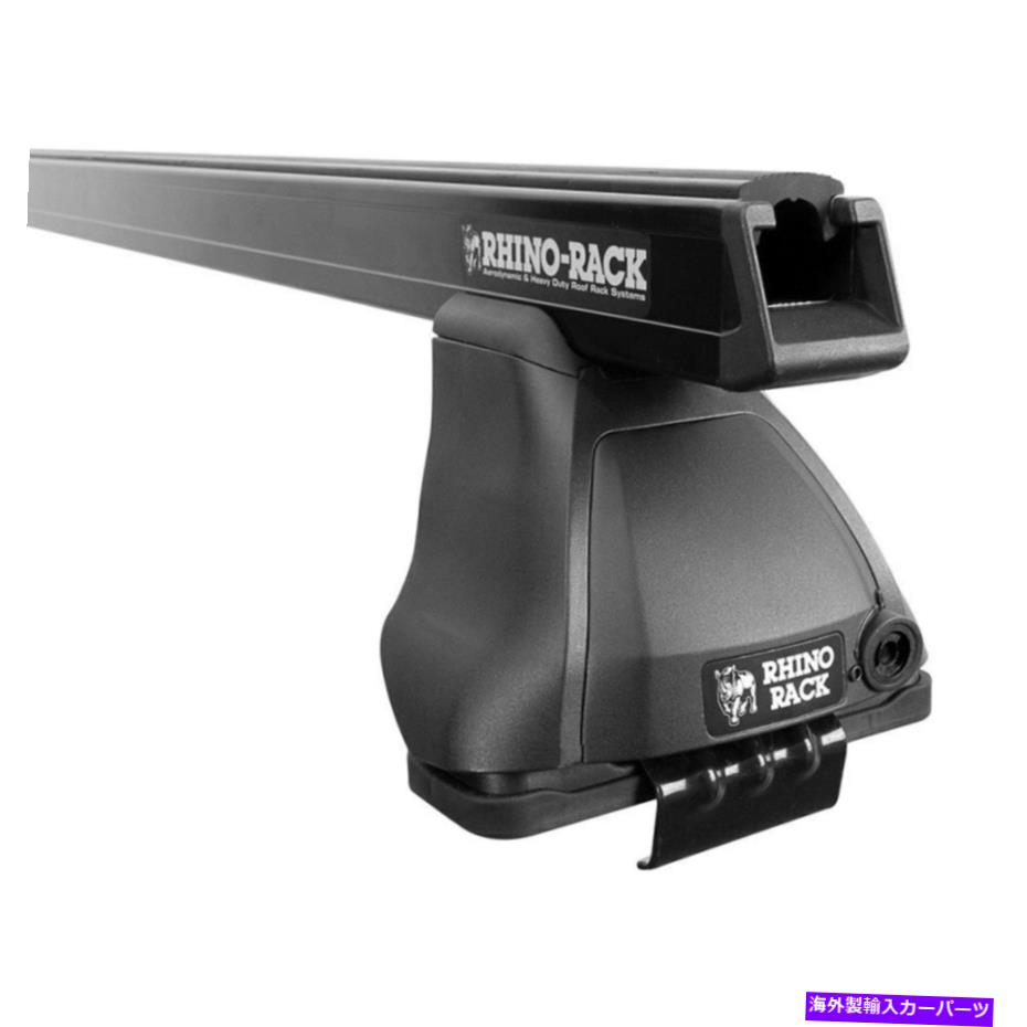 ルーフキャリア フォードF-150 09-14 RHINO-RACK JA4870ヘビーデューティ2500ブラックルーフラックシステム For Ford F-150 09-14 Rhino-Rack JA4870 Heavy Duty 2500 Black Roof Rack System【並行輸入品】