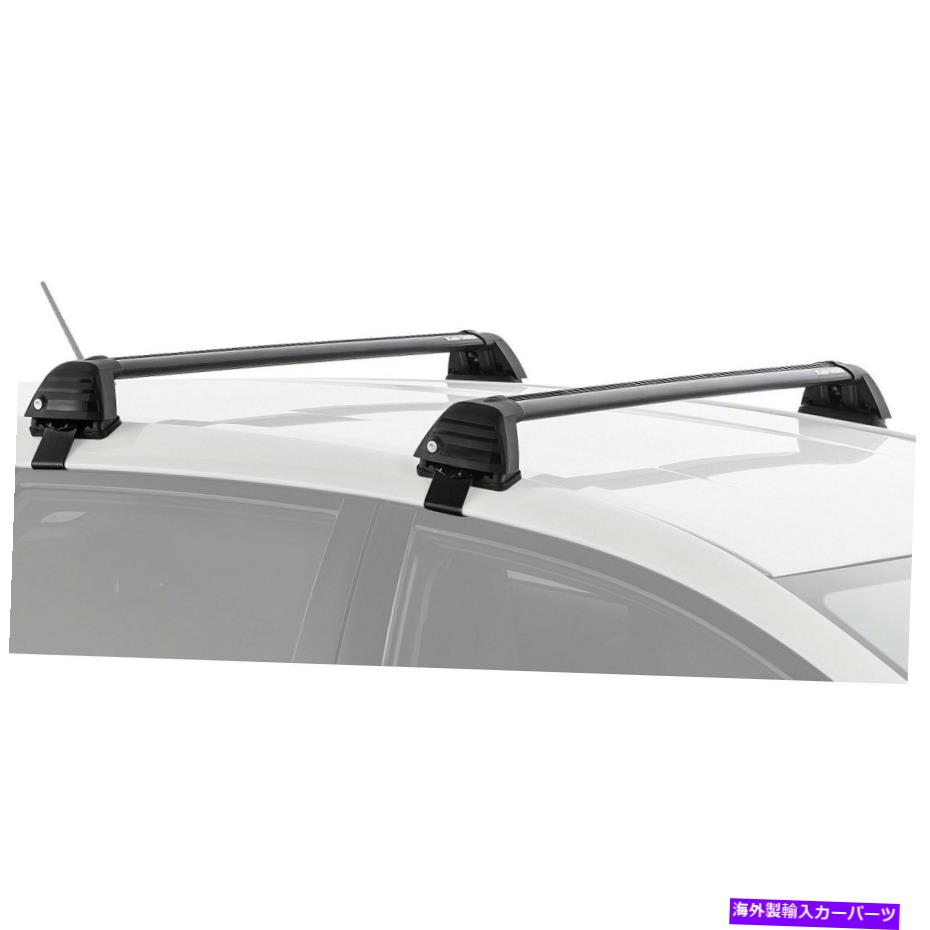 ルーフキャリア トヨタプリウス2016-2021 RHINO-RACK VORTEX ROC25フラッシュブラックルーフラックシステム For Toyota Prius 2016-2021 Rhino-Rack Vortex ROC25 Flush Black Roof Rack System【並行輸入品】