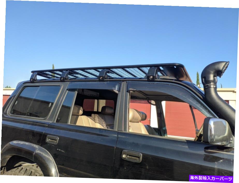 ルーフキャリア ランドクルーザー80Series LX450 87x49Inchフルサイズ用のフラットルーフラック Flat Roof Rack For Land Cruiser 80series Lx450 87x49inch Full Size【並行輸入品】