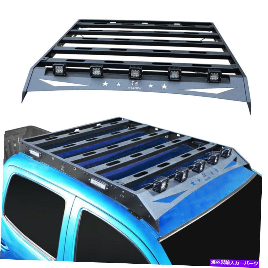 ルーフキャリア 2009-2014 FORD F150トップルーフラック貨物輸送業者LEDライト付き For 2009-2014 Ford F150 Top Roof Rack Cargo Carrier with LED Lights【並行輸入品】｜Us Custom Parts Shop USDM