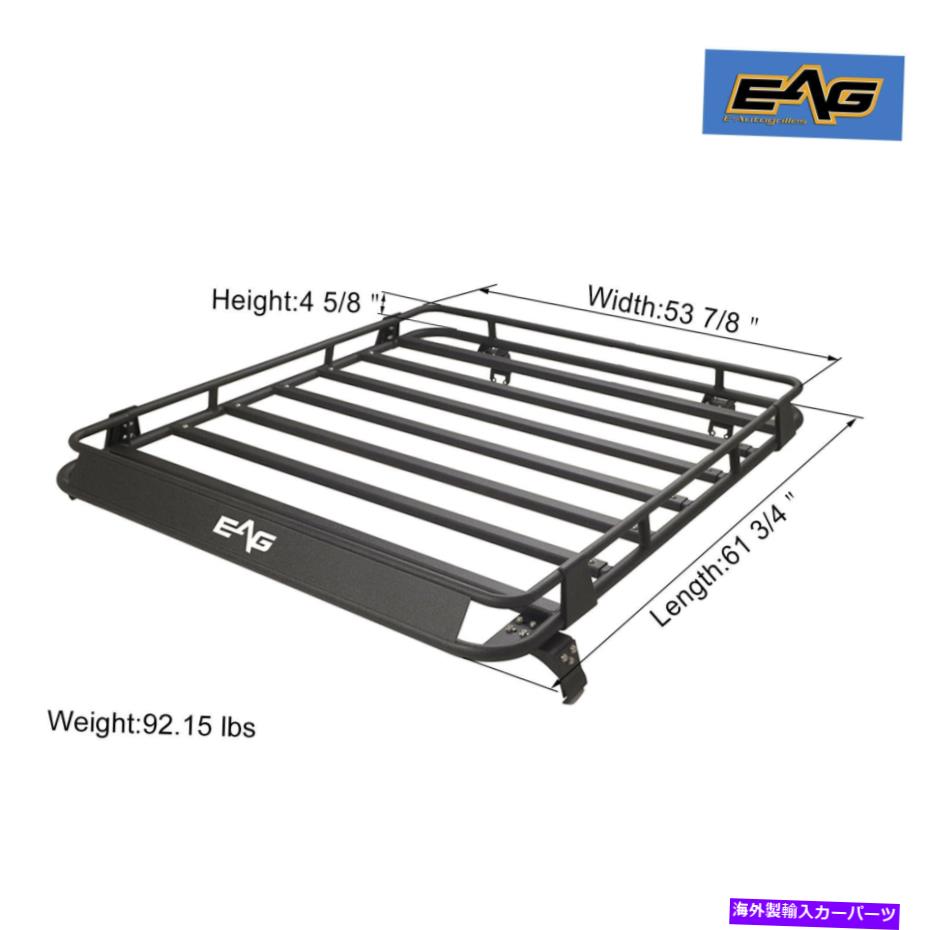 ルーフキャリア EAGフィット07-18ジープラングラーJKルーフラック貨物輸送業者W/ Wind Fairing EAG Fits 07-18 Jeep Wrangler JK Roof Rack Cargo Carrier W/ Wind Fairing【並行輸入品】