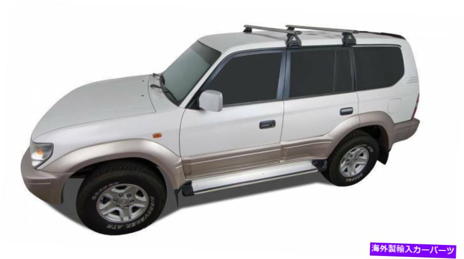 ルーフキャリア Rhino Rack 91-97に適合するトヨタランドクルーザー80シリーズ4DRシルバー2バールーフラック Rhino Rack 91-97 Fits Toyota Land Cruiser 80 Series 4dr Silver 2 Bar Roof Rack【並行輸入品】|Us Custom Parts Shop USDM