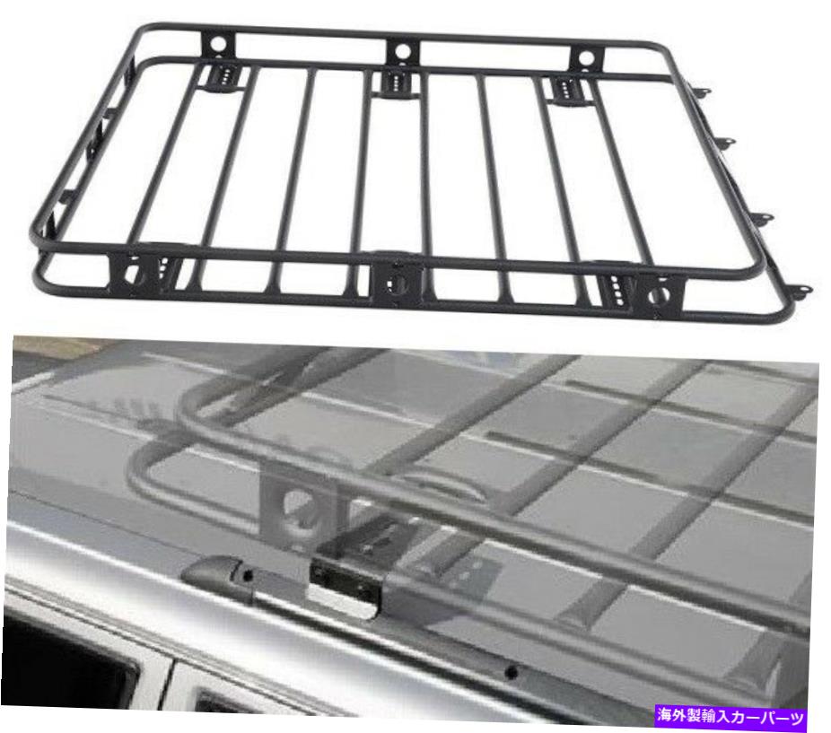 ルーフキャリア 00-05 Yukon/ Tahoe/ Suburban用のSmittybiltのディフェンダー溶接ルーフラック付きルーフラック Smittybilt Defender Welded Roof Rack w/ Bracket for 00-05 Yukon/ Tahoe/ Suburban【並行輸入品】