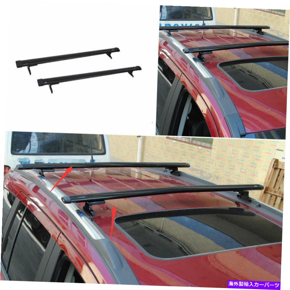 ルーフキャリア ジープコンパスのルーフレール荷物ラック荷物キャリア2011-2016ブラックアルミニウム Roof Rail Luggage Rack Luggage Carrier For Jeep Compass 2011-2016 Black Aluminum【並行輸入品】|Us Custom Parts Shop USDM