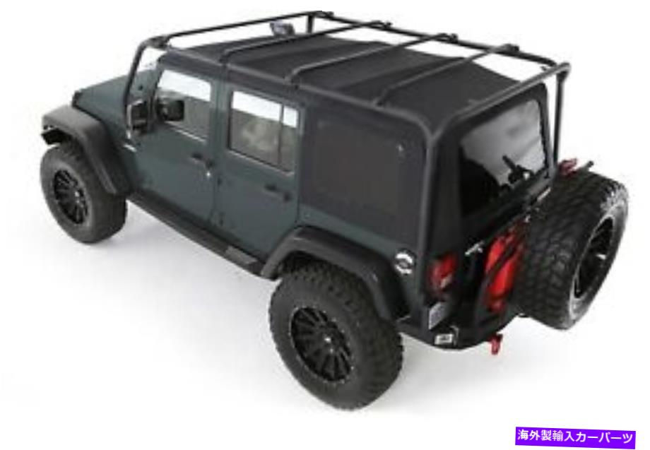 ルーフキャリア Smittybilt 76717 SRCルーフラックフィット07-17ラングラー（JK） Smittybilt 76717 SRC Roof Rack Fits 07-17 Wrangler (JK)【並行輸入品】