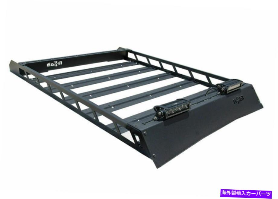 ルーフキャリア n-fab t102mrfアルミニウムモジュラールーフラック10-21 4runner用のテクスチャーブラック N-Fab T102MRF Aluminum Modular Roof Rack Textured Black For 10-21 4Runner【並行輸入品】