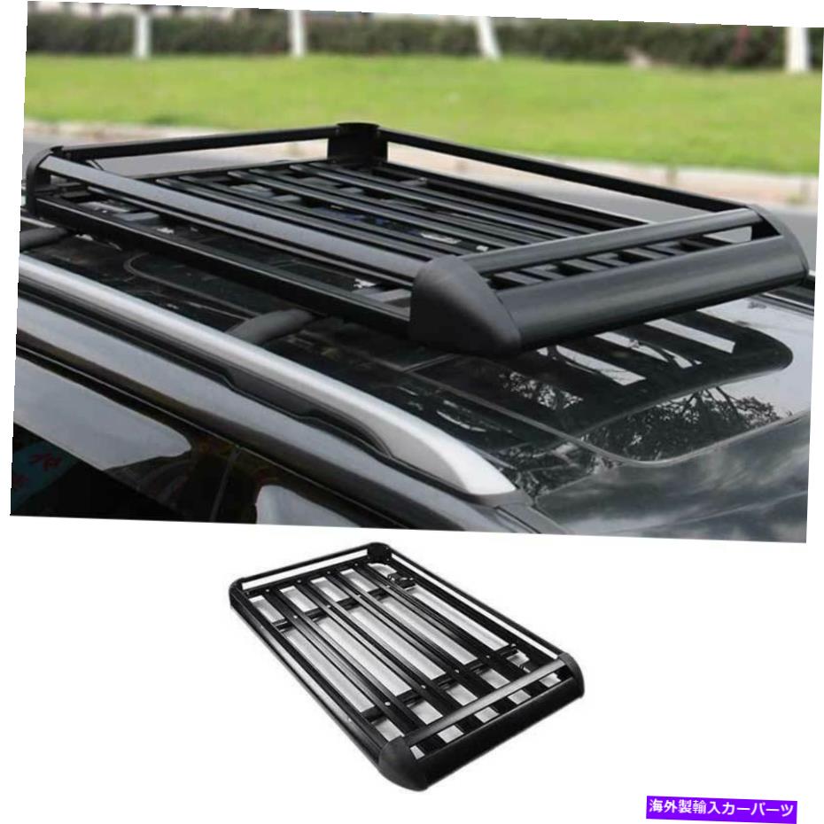 ルーフキャリア フォードエクスプローラー2011-2019のブラックスチールトップルーフラック荷物キャリアレール1PCS Black Steel Top Roof Rack Luggage Carrier Rail 1PCS For Ford Explorer 2011-2019【並行輸入品】