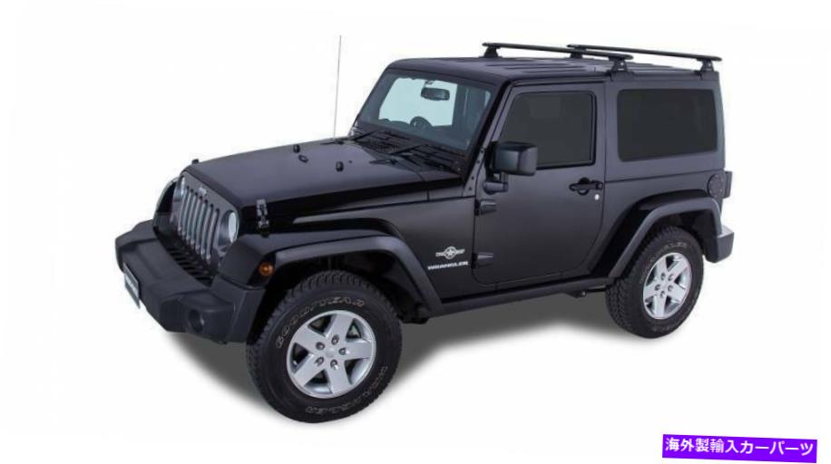 ルーフキャリア Rhinoラック07-18フィットジープラングラーJK 2ドア2バーバックボーンルーフラックJA6382 Rhino Rack 07-18 Fits Jeep Wrangler JK 2 door 2 Bar Backbone Roof Rack JA6382【並行輸入品】|Us Custom Parts Shop USDM