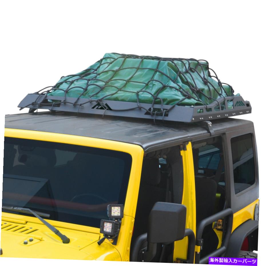 ルーフキャリア パラマウントフィット07-18ラングラーJK 2DOOR/4DOORルーフラックトップカーゴキャリアオフロード Paramount Fits 07-18 Wrangler JK 2Door/4Door Roof Rack Top Cargo Carrier Offroad【並行輸入品】｜Us Custom Parts Shop USDM