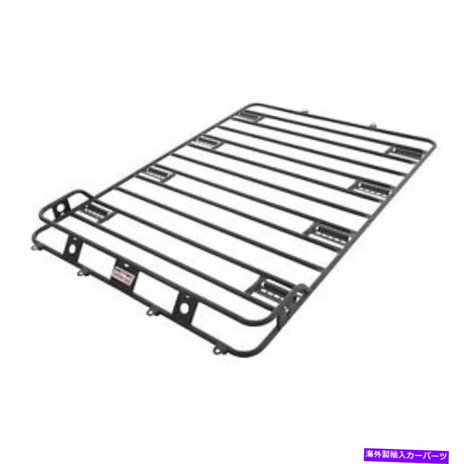 ルーフキャリア Smittybiltルーフラックディフェンダー4.5 x 5フィート長さのユニバーサルブラック45555 Smittybilt Roof Rack Defender 4.5 x 5 Foot Long Universal Black 45555【並行輸入品】