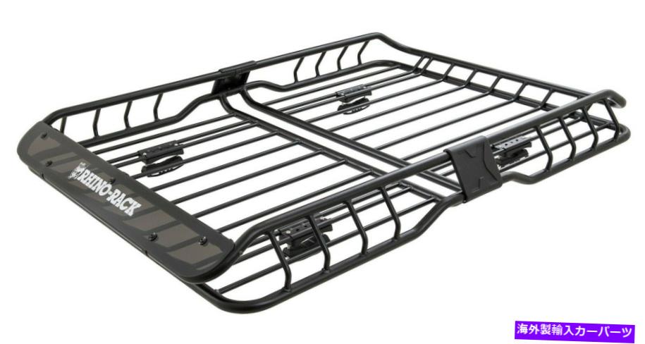 ルーフキャリア Rhino-rack USA RMCB02 Xtray Roof Basket CrossBarブランドのユニバーサルアタッチメント Rhino-Rack USA RMCB02 XTray Roof Basket Universal Attachment for Crossbar Brand【並行輸入品】