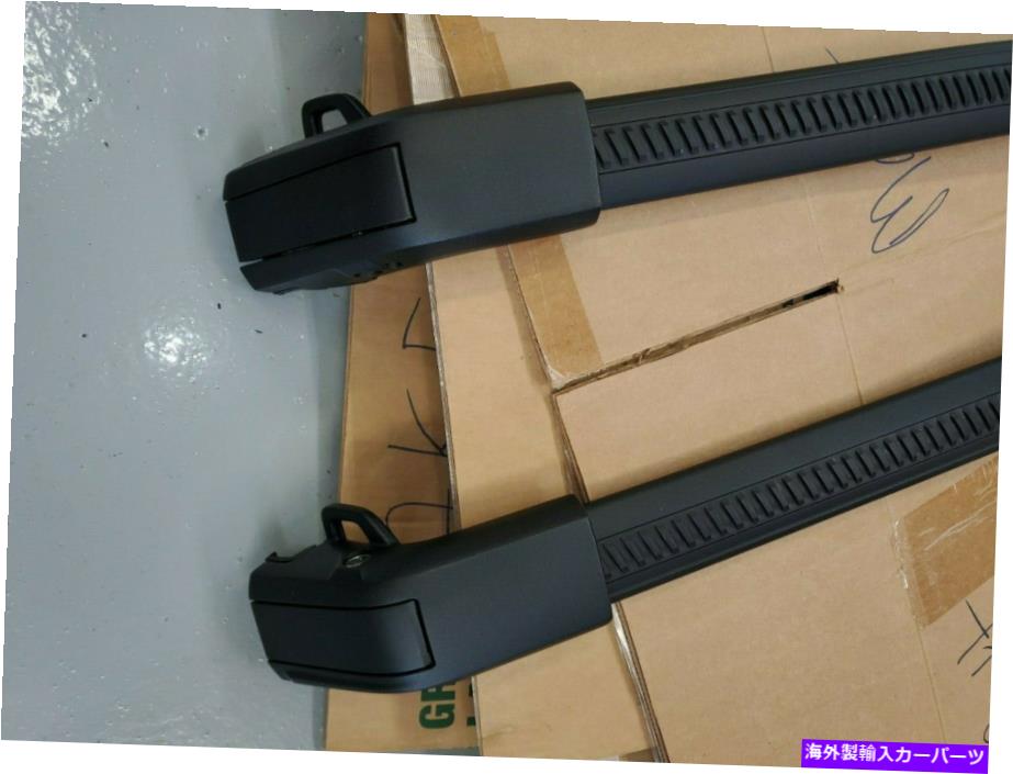 ルーフキャリア ブラックパート番号84923767のルーフラッククロスレールパッケージ Roof Rack Cross Rail Package in Black Part No. 84923767【並行輸入品】
