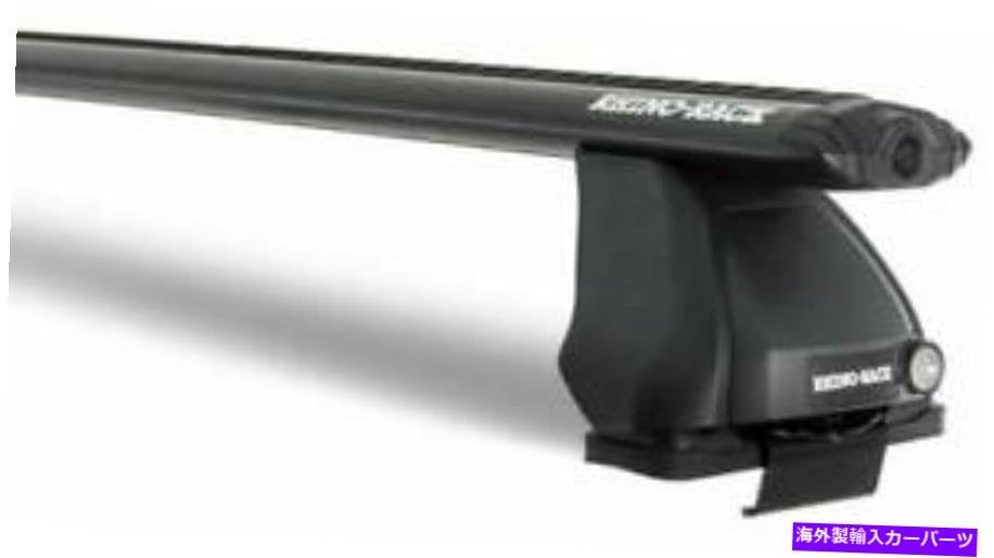 ルーフキャリア Rhino Rack 15-19に適合するスバルレガシー4DRマルチフィットエアロルーフラックシステムブラック Rhino Rack 15-19 Fits Subaru Legacy 4dr Multi Fit Aero Roof Rack System Black【並行輸入品】
