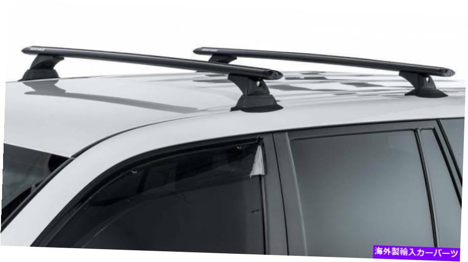 ルーフキャリア Rhino Rack 2016-2019 Ford Explorer 5DR SUV VORTEX RCH BLACK 2 BARルーフラックに適合する Rhino Rack 2016-2019 Fits Ford Explorer 5dr SUV Vortex RCH Black 2 Bar Roof Rack【並行輸入品】