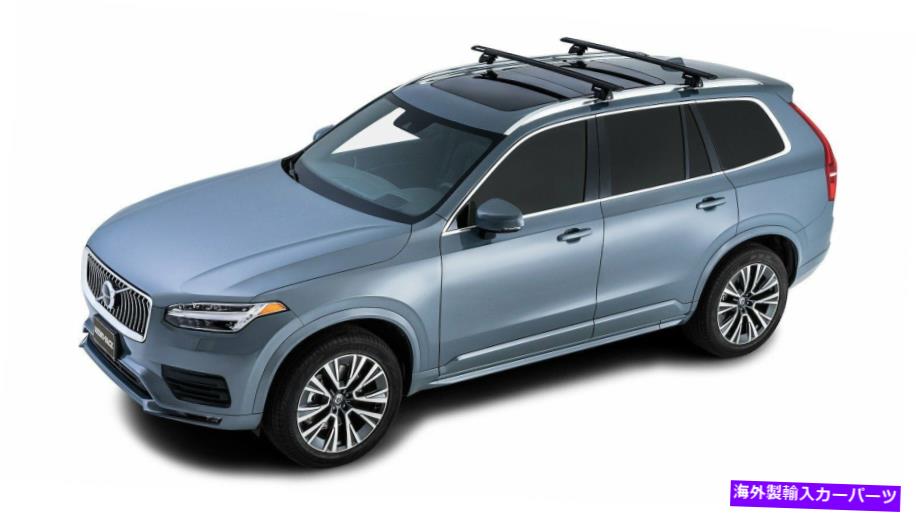 ルーフキャリア Rhino Rack 2015-2022フィットボルボXC90フラッシュレールボルテックスSXブラック2バールーフラック Rhino Rack 2015-2022 Fits Volvo Xc90 Flush Rails Vortex Sx Black 2 Bar Roof Rack【並行輸入品】