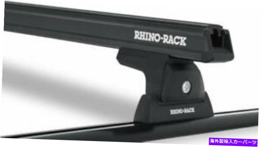 ルーフキャリア Rhino Rack 07-20フィットトヨタTundra 4DR RLT600トラックマウントブラック2バールーフラック Rhino Rack 07-20 Fits Toyota Tundra 4dr RLT600 Trackmount Black 2 Bar Roof Rack【並行輸入品】