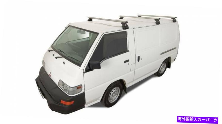 ルーフキャリア Rhino Rack 1986-1994はMitsubishi Delica 4dr Van RL110 Silver 3 Bar Roof Rackに適合します Rhino Rack 1986-1994 Fits Mitsubishi Delica 4dr Van RL110 Silver 3 Bar Roof Rack【並行輸入品】